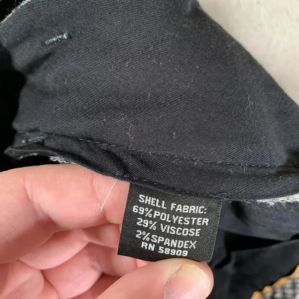 Murano Pants Mens 33x30 Gray Plaid Evan Fit Modern Comfort Flat‎ Front Dress - Picture 11 of 14